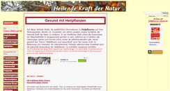 Desktop Screenshot of heilpflanzen-wissen.de